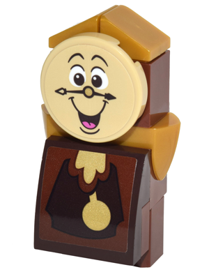 LEGO Minifigure-Cogsworth-Disney Princess-dp029s-Creative Brick Builders